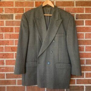 Christian Dior Monsieur Double Breasted Wool Sport Coat Size 44R